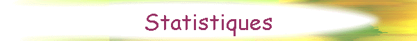 Statistiques